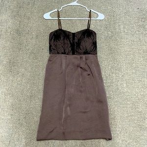 BCBG Silk dress with pockets